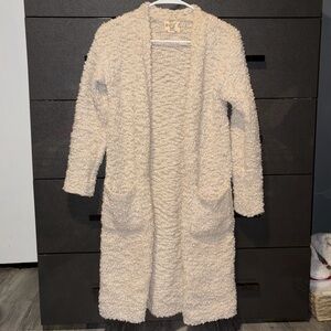 Cream Teddy Cardigan